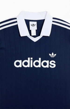adidas Navy Drop Needle Short Sleeve Jersey