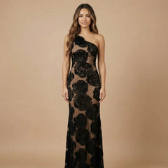 Arabella Appliqué Maxi Dress