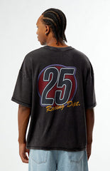 Pacsun Black Speedway Waffle Knit T-Shirt