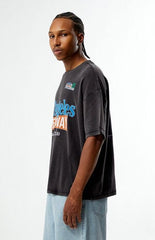 Pacsun Black Speedway Waffle Knit T-Shirt