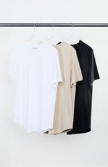 PS Basics 3 Pack Solid Color Scallop T-Shirts