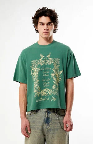 Pacsun Made To Stay Waffle Knit T-Shirt