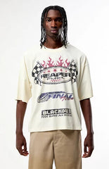 Pacsun Reaper Fuel Cropped Boxy T-Shirt