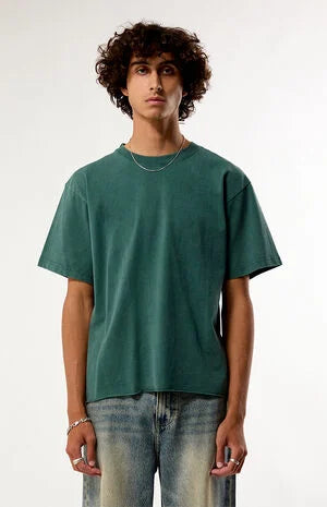 Pacsun Green Premium Cropped T-Shirt