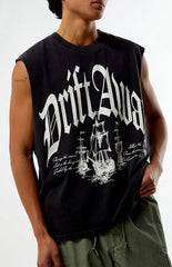 Pacsun Drift Away Cutoff Muscle T-Shirt