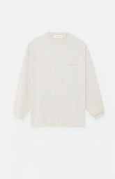 Fear of God ESSENTIALS Heather Oatmeal Classic Long Sleeve T-Shirt