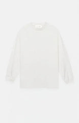 Fear of God ESSENTIALS Ivory Signature Long Sleeve T-Shirt