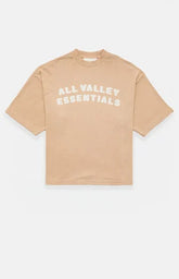 Fear of God ESSENTIALS Women's Tan Merch Mesh T-Shirt