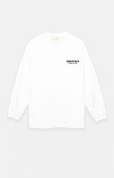 Fear of God ESSENTIALS Bright White Classic Long Sleeve T-Shirt