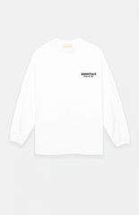 Fear of God ESSENTIALS Bright White Classic Long Sleeve T-Shirt