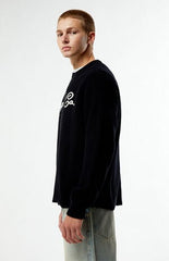Pacsun Lodge Ribbed Knit Crew Neck Sweater