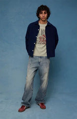 Pacsun Dylan Baggy Jeans Seamed Medium Blue