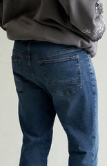 Pacsun Bryce Stacked Skinny Jeans Stretch Dark Blue
