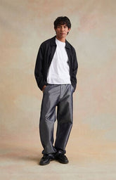 RARE DNM EDIT Metallic Black Baggy Carpenter Jeans