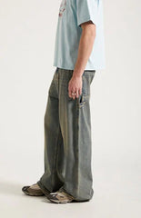 Pacsun Dylan Baggy Jeans Carpenter Medium Blue Tint
