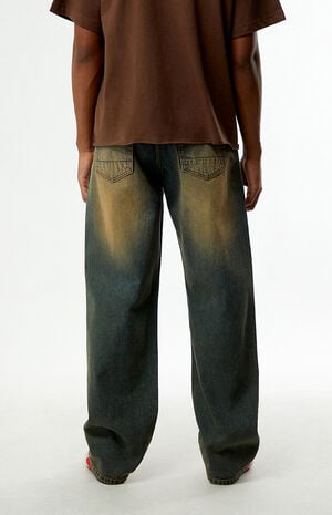 Pacsun Dylan Baggy Jeans Dark Blue Tint