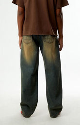 Pacsun Dylan Baggy Jeans Dark Blue Tint