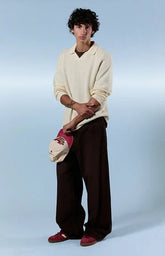 Pacsun Blake Extreme Baggy Jeans Brown Pinstripe