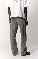 Pacsun Logan Relaxed Straight Jeans Gray