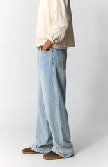 Pacsun Blake Extreme Baggy Jeans Drawstring Light Indigo