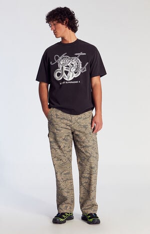 Pacsun Dylan Carpenter Baggy Jeans Dark Camo