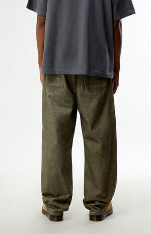 Pacsun Blake Extreme Baggy Jeans Herringbone Gray