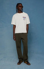 Pacsun Olive Straight Leg Sweatpants