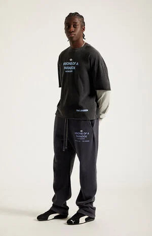 Pacsun Visions Of A Paradox Fleece Baggy Sweatpants