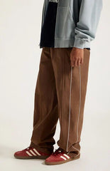 Pacsun Brown Bolton Baggy Track Pants