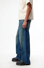 Budweiser by Pacsun Dark Blue Claw Logo Baggy Jeans