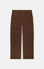 WeSC Chocolate Baggy Zip Off Cargo Pants