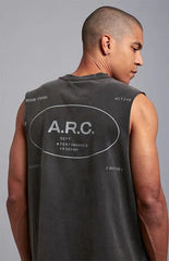 A.R.C. Vintage Wash Comfort Cut Off Muscle T-Shirt