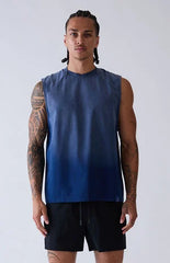 A.R.C. Navy Vintage Wash Form Muscle T-Shirt
