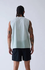 A.R.C. Blue Vintage Wash Form Muscle T-Shirt