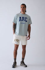 A.R.C. Gray Cutoff Fleece Sweat Shorts