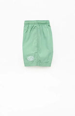 Pacsun Green Crinkle 4.5" Swim Trunks