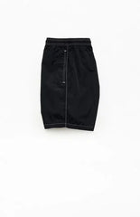 Pacsun Black Baggy Contrast Crinkle 8" Swim Trunks