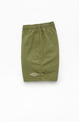 Pacsun Green Collegiate 6.5" Swim Trunks