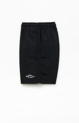 Pacsun Black Collegiate 6.5" Swim Trunks