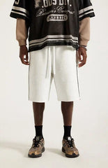 Pacsun Gray Piping Track Sweat Shorts