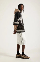 Pacsun Gray Piping Track Sweat Shorts