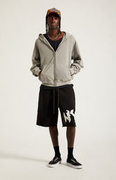 NY Raw Applique Baggy Sweat Shorts