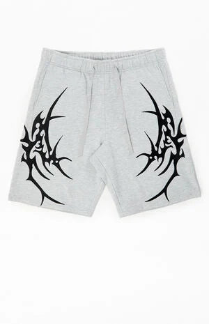 Pacsun Warping In Time Fleece Sweat Shorts