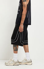 Pacsun Piping Fleece Baggy Sweat Shorts