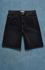 Pacsun Austin Extreme Baggy Jean Shorts Washed Black