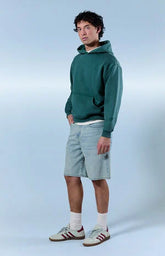 Pacsun Parker Baggy Jean Shorts Light Blue Tint