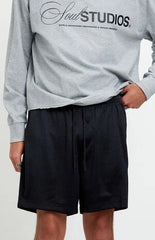Pacsun Black Aaron Mesh Volley Shorts
