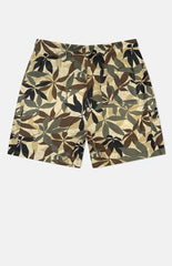 WeSC Olive Pachira Linen Utility Cargo Shorts
