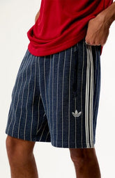 adidas Pinstripe Logo Shorts