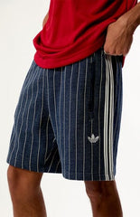 adidas Pinstripe Logo Shorts